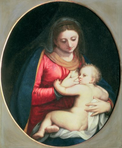 マドンナと子供、1598 作： Sofonisba Anguissola